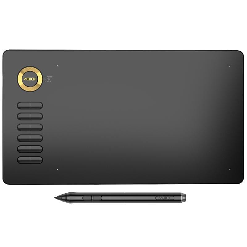 VEIKK A15 10x6 inch 5080 LPI Smart Touch Electronic Graphic Tablet, with Type-C Interface (Blue)