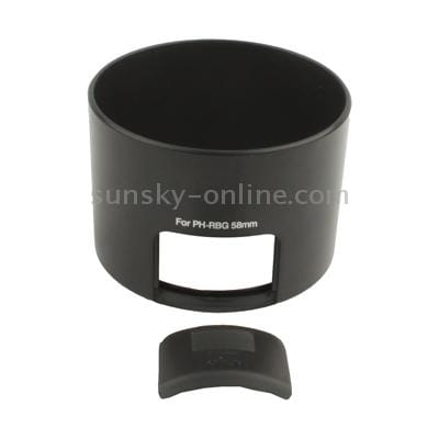 58mm Lens Hood for Pentax PH-RBG (Black)