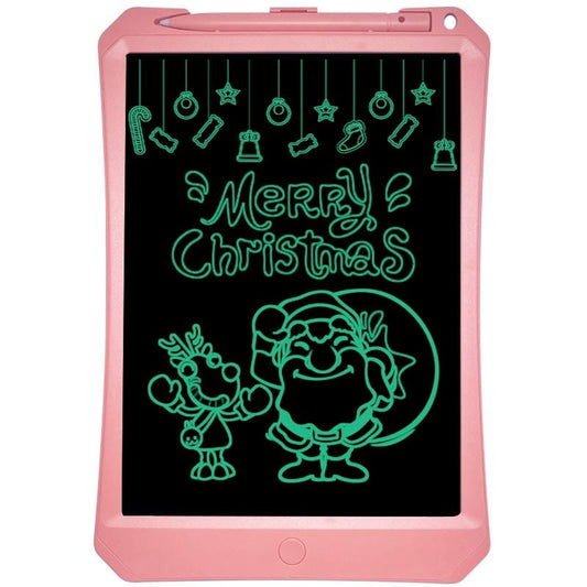11 inch LCD Monochrome Screen Rough handwriting Writing Tablet High Brightness Handwriting Drawing Sketching Graffiti Scribble Doodle Board for Home Office Writing Drawing (Pink)