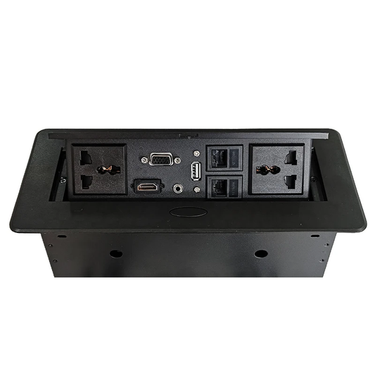 Desktop pop up Socket multifunction with 30cm cables