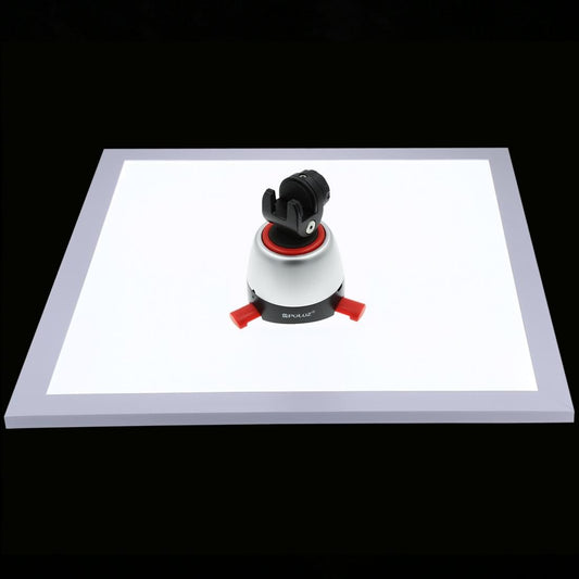 PULUZ 1200LM LED Photography Shadowless Light Lamp Panel Pad with Switch, Acrylic Material, No Polar Dimming Light, 34.7cm x 34.7cm Effective Area (Style3)