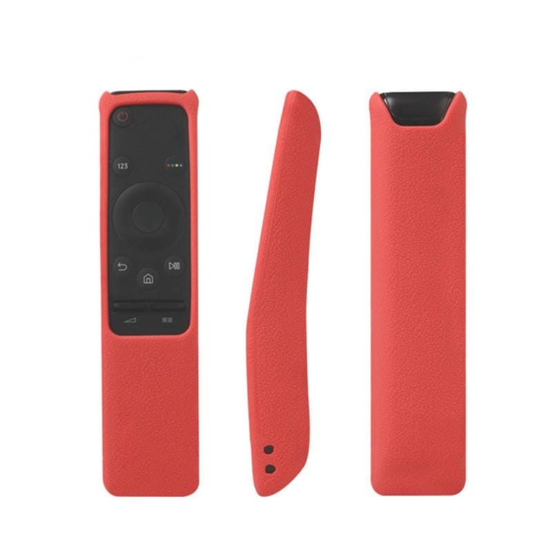 Universal Waterproof Anti-drop Silicone Remote Controller Protective Cover Case for Samsung Smart TV (Red)