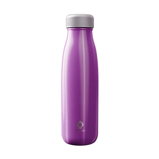 G1 500mL OLED Screen Bluetooth Smart Drinking Water Cup, Support Water Temperature Display & Drinking Water Reminder & Expired Water Reminder & Find the Cup (Purple)
