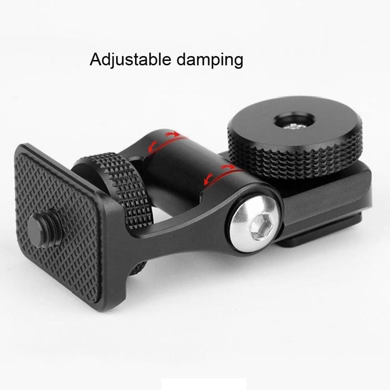 UURig U-40 Camera Monitor Mounting Bracket Adjustable Angle 1/4 inchThread Ballhead Cold Shoe Adapter