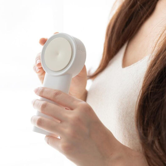 Creative Leafless Mini Fan USB Charging Handheld Portable Fan, Size:229 � 73 � 59 mm (White)