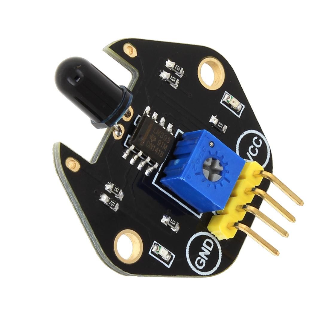 LandaTianrui LDTR-RM02 Flame Detection Sensor Module for Arduino (Black)