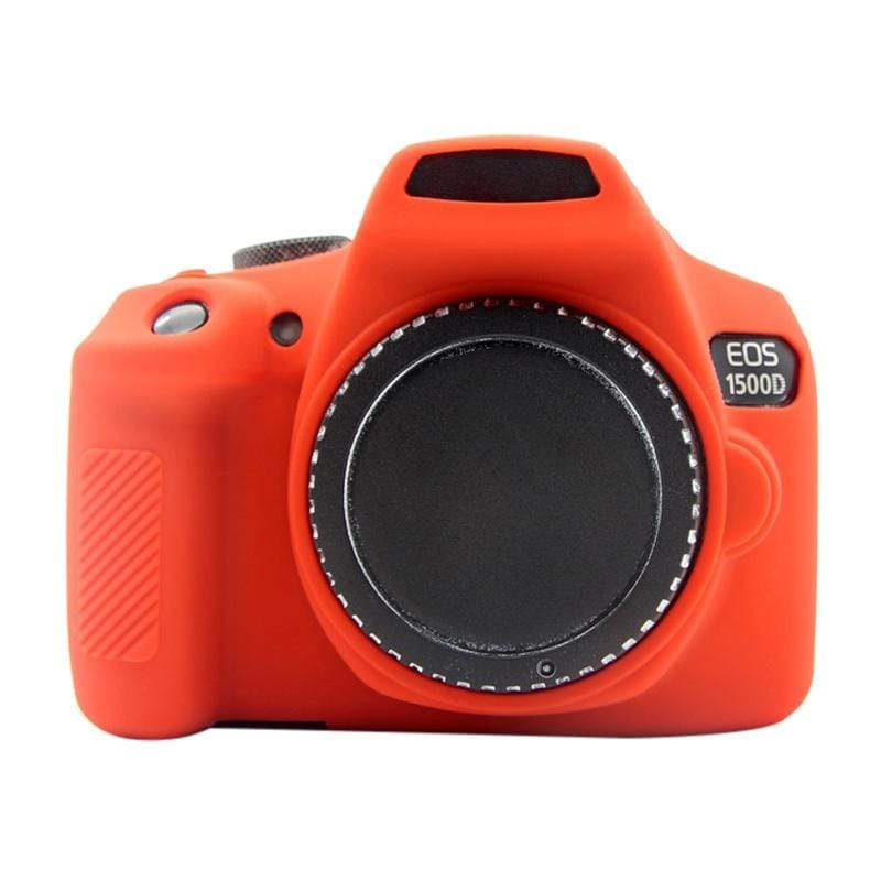 PULUZ Soft Silicone Protective Case for Canon EOS 1300D / 1500D (Red)