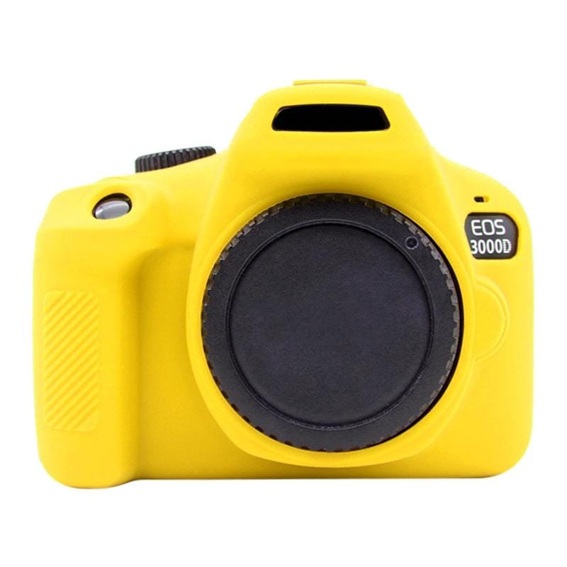 PULUZ Soft Silicone Protective Case for Canon EOS 3000D / 4000D (Yellow)