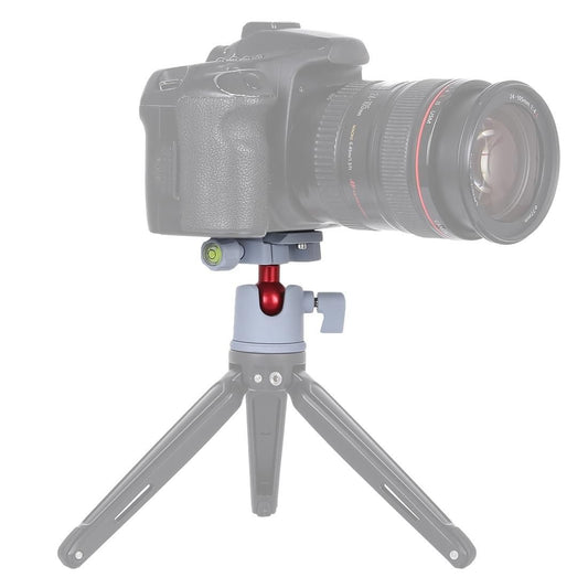 PULUZ 360 Degree Rotation Panoramic Metal Ball Head with Quick Release Plate for DSLR & Digital Cameras (Grey)