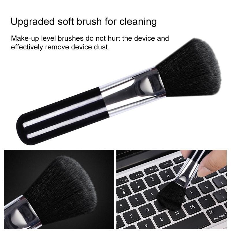 5 in 1 Nano Cleaning Solution + Cleaning Brush + Fiber Wiping Cloth + Cleaning Air Blower Computer Screen Cleaning Solution Digital Product Cleaner Set