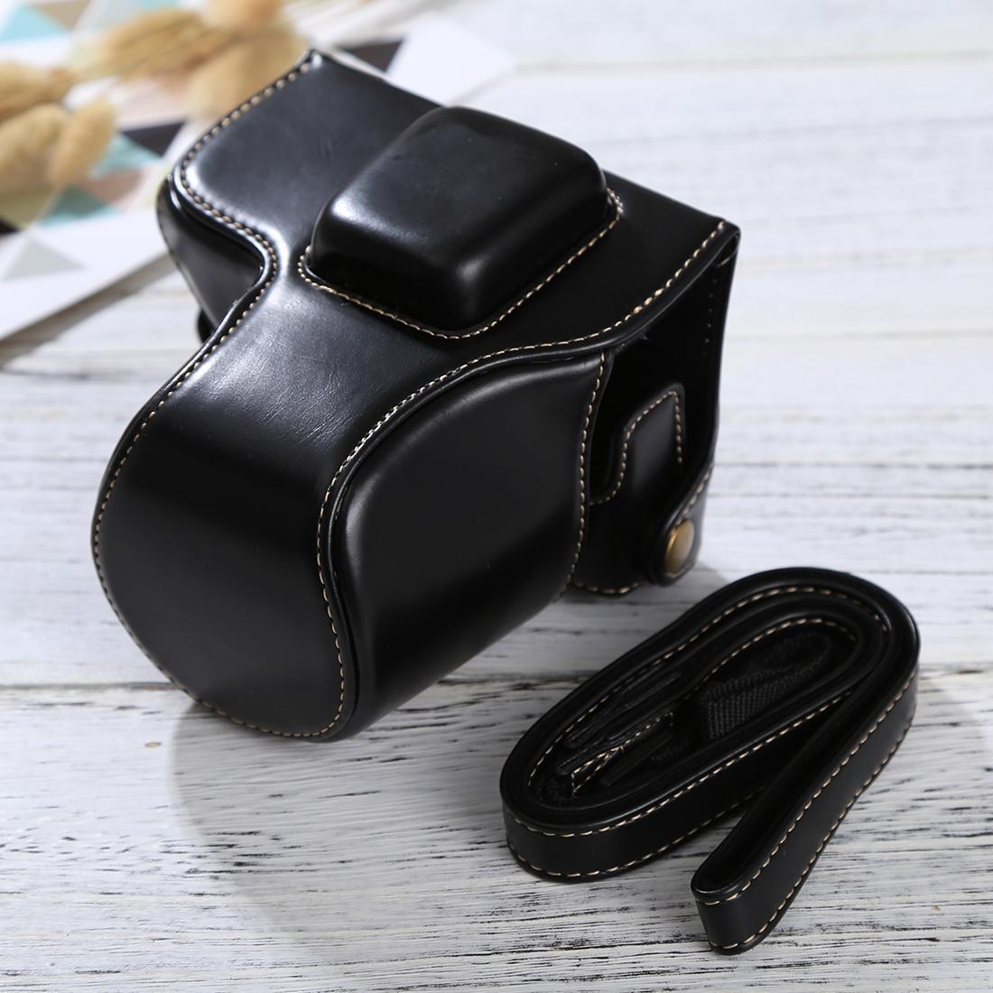 Full Body Camera PU Leather Case Bag with Strap for Olympus EPL7 / EPL8 (Coffee)