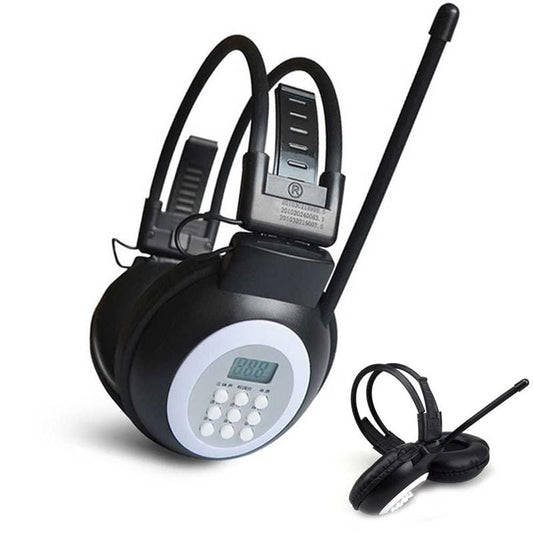 HRD-308S Portable FM Campus Radio Receiver Headset (Black)