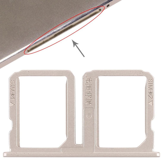2 x SIM Card Tray for Vivo Xplay5 (Gold)