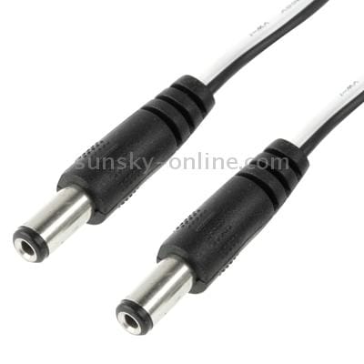 5.5 x 2.1mm DC Male Universal Power Cable, Length: 0.5m
