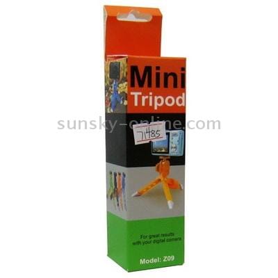 Mini Tripod Stand with Fix Band for Camera, Z09 (Black)