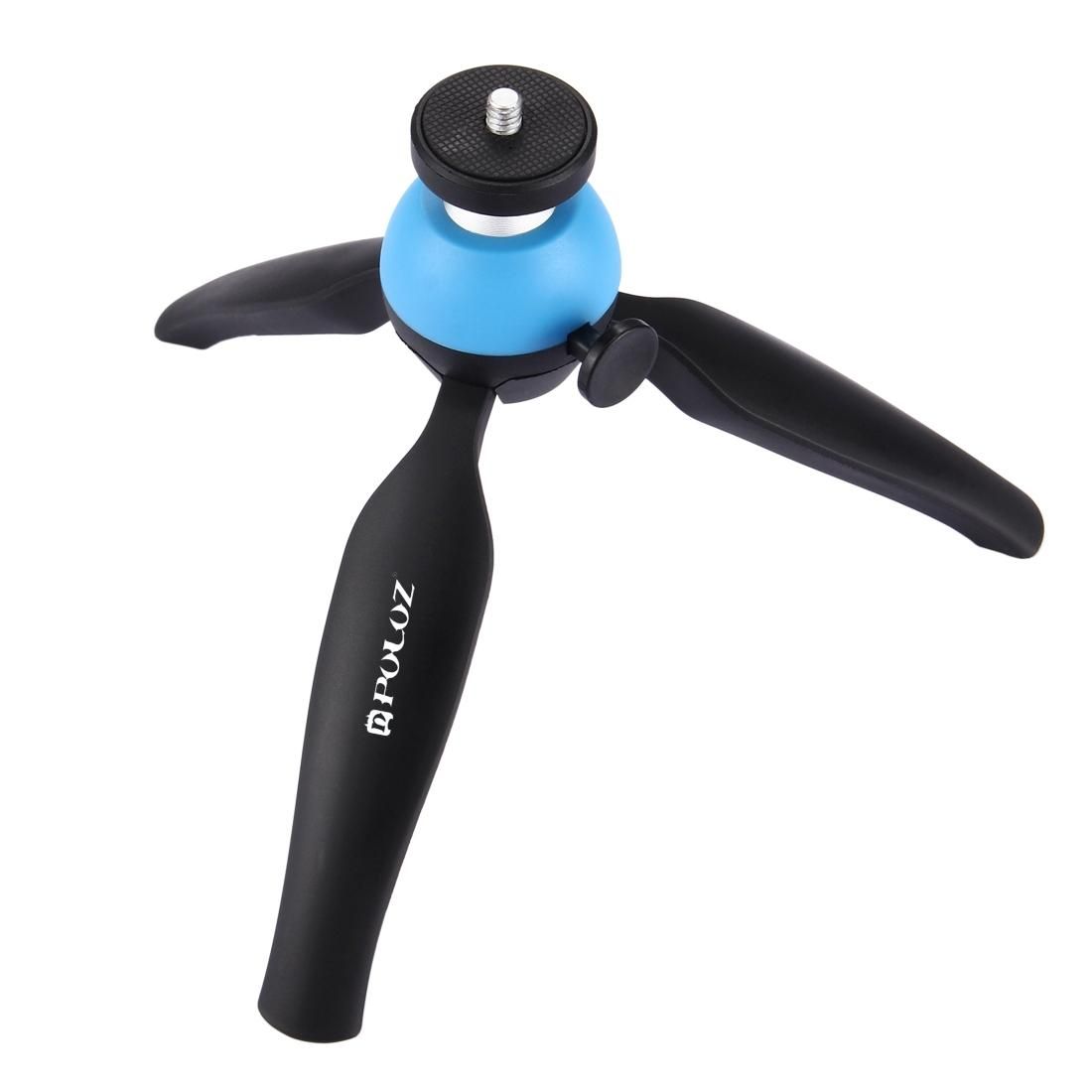 PULUZ Pocket Mini Tripod Mount with 360 Degree Ball Head & Phone Clamp for Smartphones (Yellow)