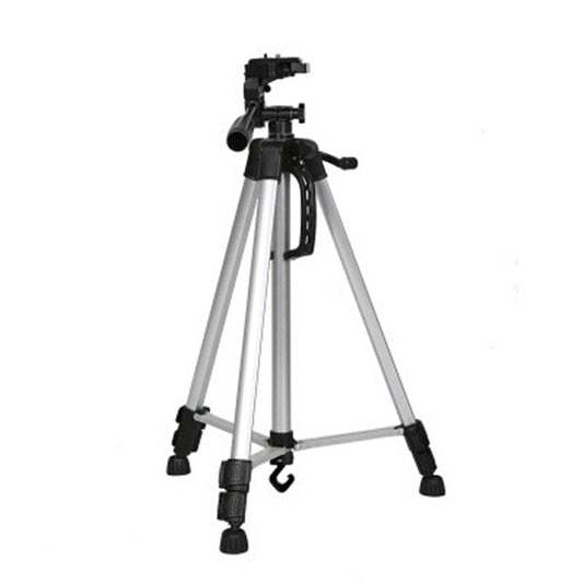 Portable Phone Live Selfie 3366 Tripod Stand DV SLR Camera Self-timer Full Light Bracket (Silver)
