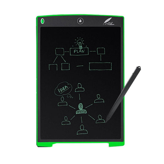 Howshow 12 inch LCD Pressure Sensing E-Note Paperless Writing Tablet / Writing Board (Green)