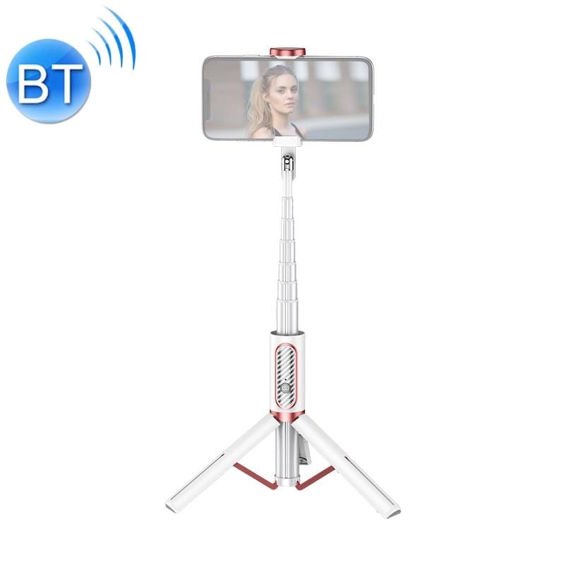 JOYROOM JR-Oth-AB202 Phantom Series Bluetooth Wireless Tripod Selfie Stick (White)