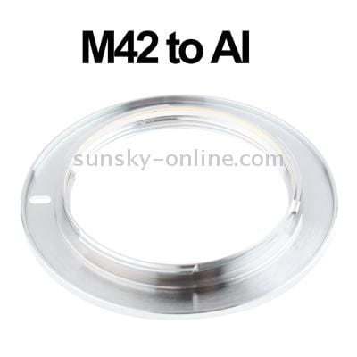 M42-AI Lens Mount Stepping Ring (Silver)