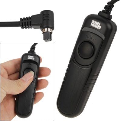 Pixel RC-201/N3 Remote Switch Shutter Release Cord for Canon EOS 7D, 50D Series,1D Series, 50D,40D,30D,20D,10D (Black)