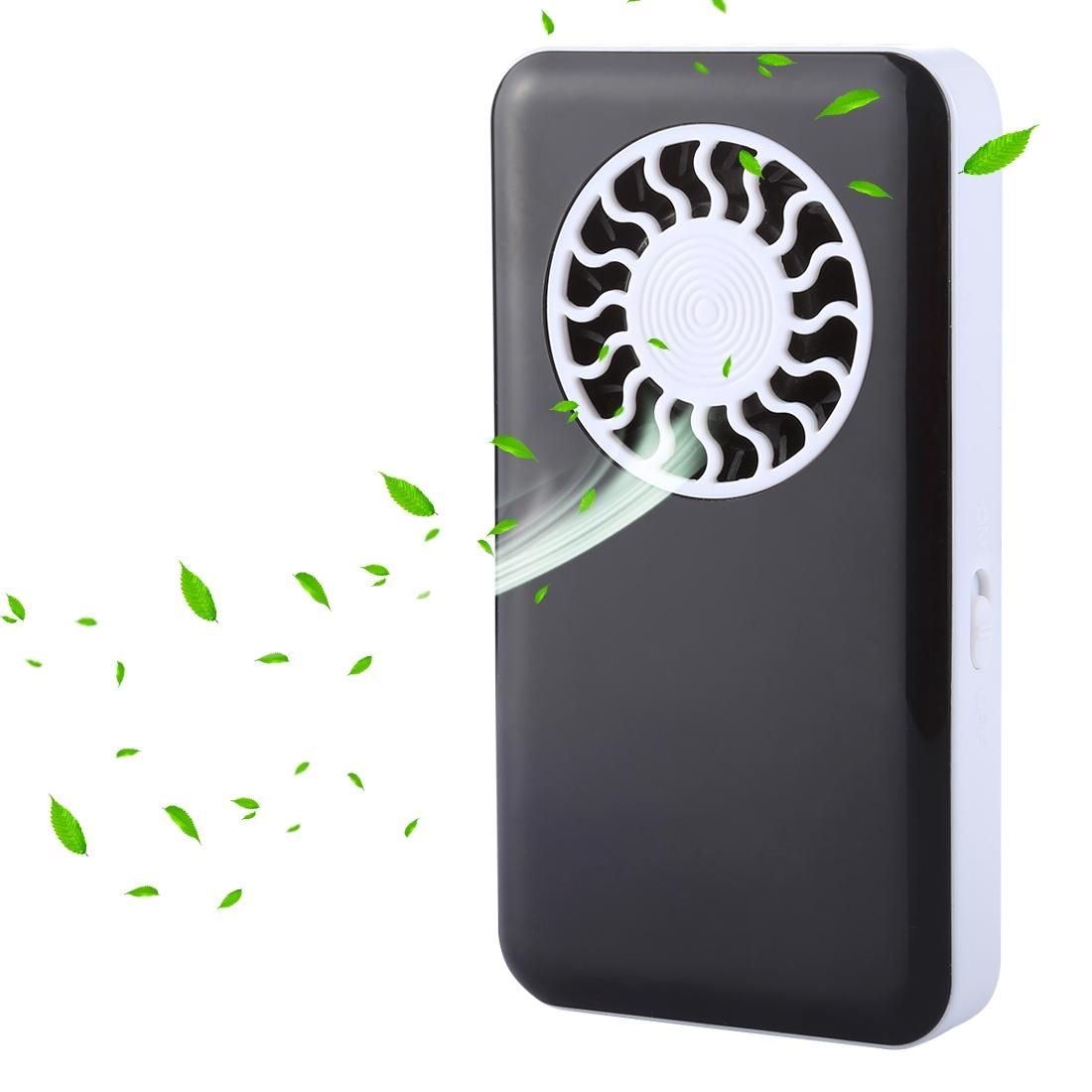 HH-U519 Ultra-thin Mute Handheld Portable Fan (Black)