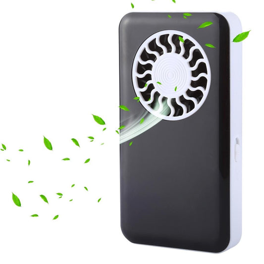 HH-U519 Ultra-thin Mute Handheld Portable Fan (Black)