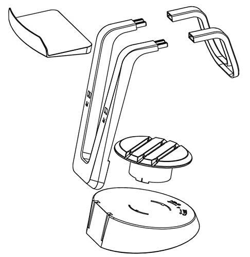VR Headset Display Station Showcase Storage Mount Holder Cable Organizer For SONY PlayStation PS4 VR Oculus Rift,HTC VIVE Stand