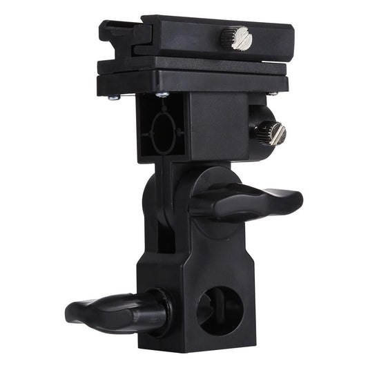 B Type Flash Light Stand Bracket (Black)