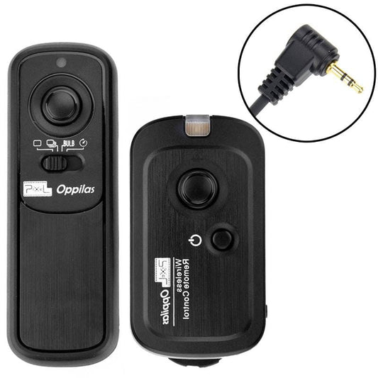 Pixel Oppilas 2.4GHz Wireless Shutter Remote Control for Canon Power Shot G10 / G11, EOS 1100D / 1000D / 600D / 550D / 500D /400D / 350D, EOS 30 / 33 / 50 (Black)