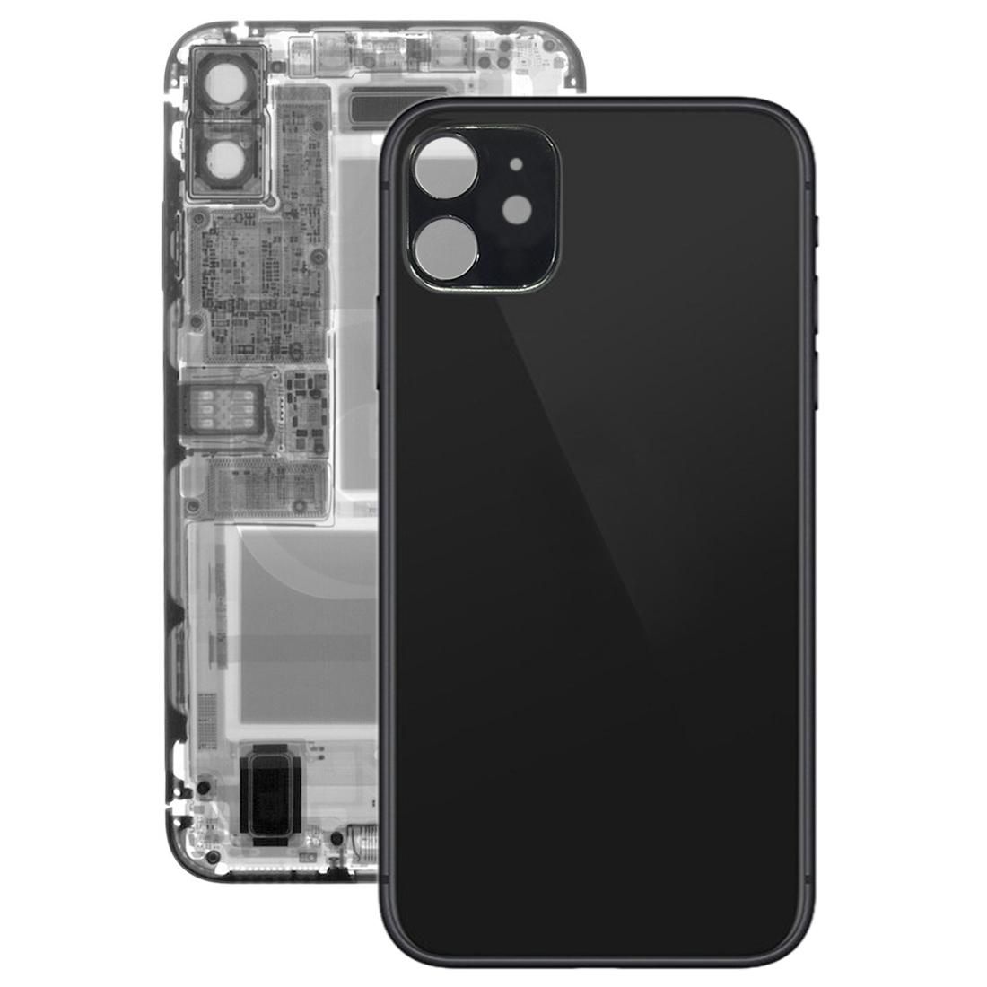 Glass Battery Back Cover for iPhone 11 (Black)
