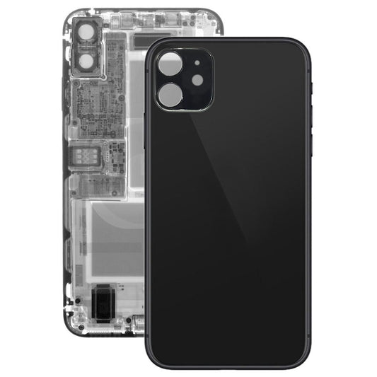 Glass Battery Back Cover for iPhone 11 (Black)