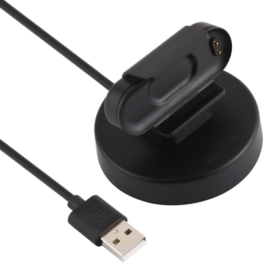 For Xiaomi Mi Band 4 Charger Charging Dock Base Stand Holder with 1m Charging Cable (Black)