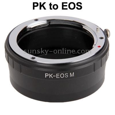 PK-EOS M Lens Mount Stepping Ring (Black)