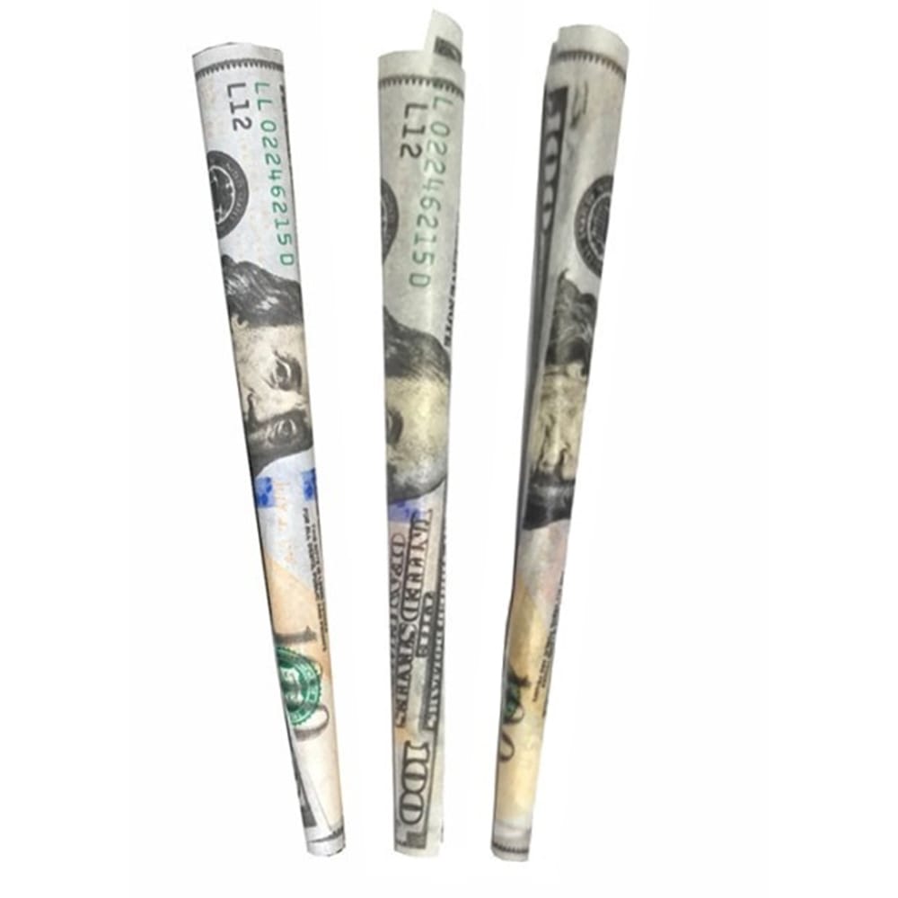 10 Pcs Funny Innovative Empire $100 Dollar Cigarette Papers