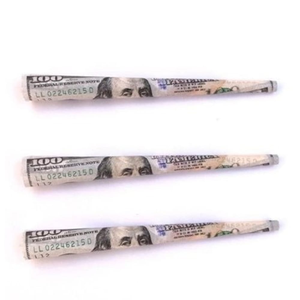 10 Pcs Funny Innovative Empire $100 Dollar Cigarette Papers