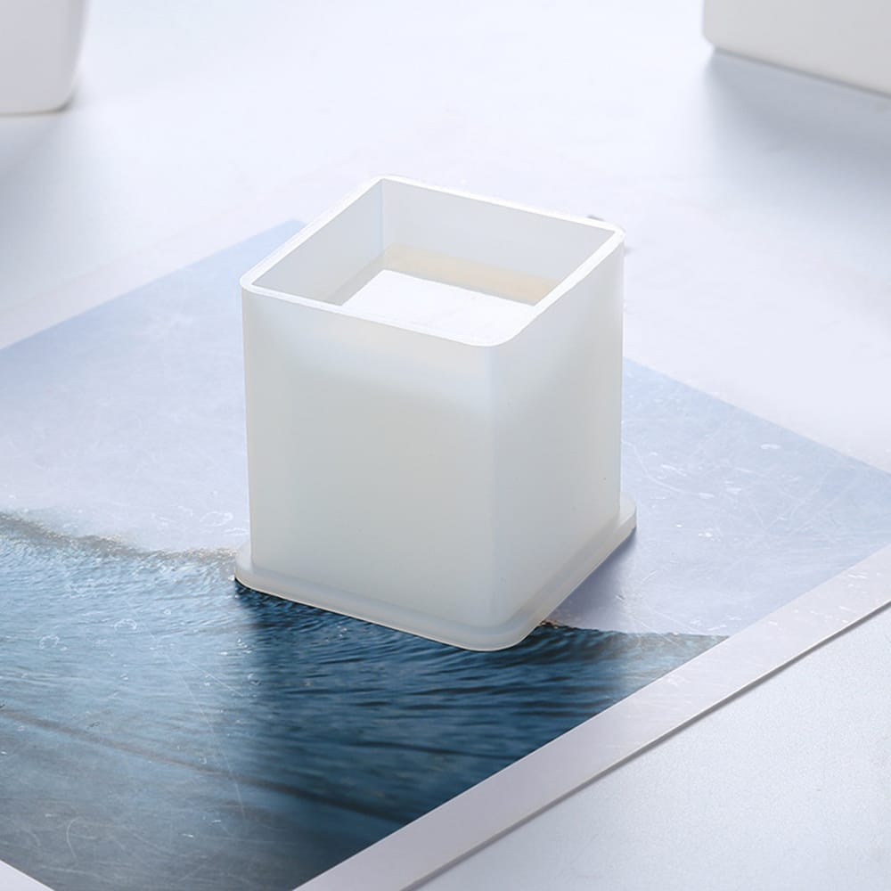 Silicone Molds DIY Making Crafts Decoration Pen Container - Square Shape