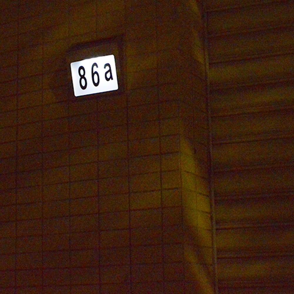 Solar Lighted Address Signs House Number For House Street