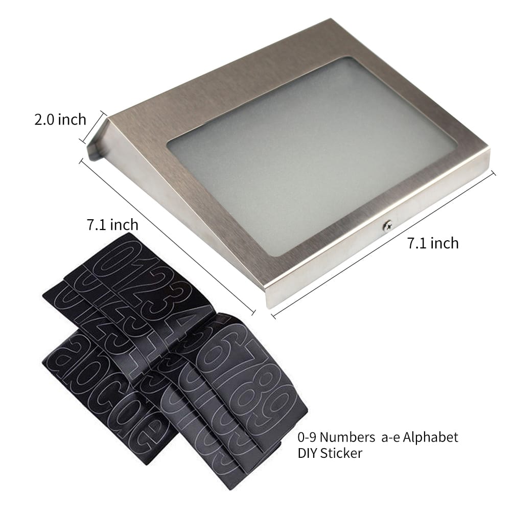 Solar Lighted Address Signs House Number For House Street