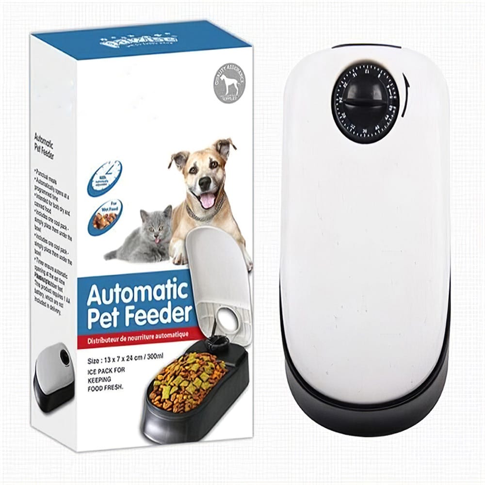 Pawise Automatic Pet Feeder Dog Timing Feeder Pet Dry Food