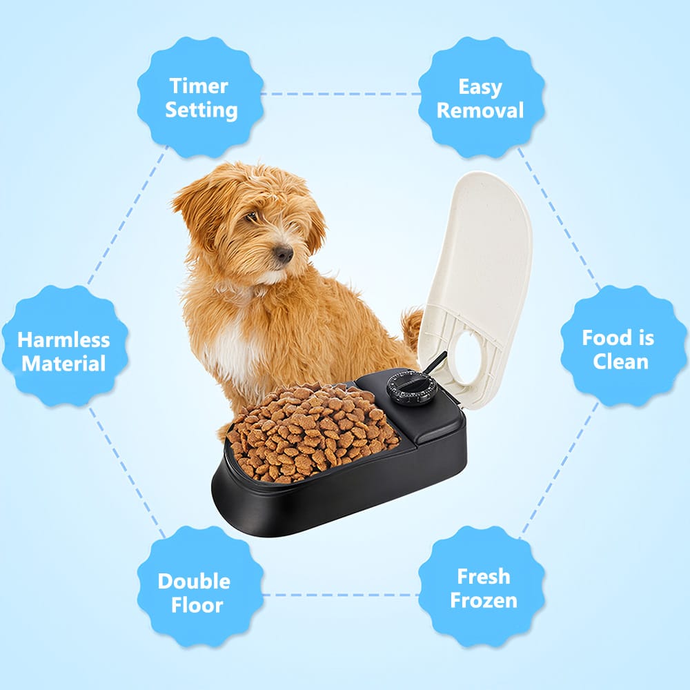Pawise Automatic Pet Feeder Dog Timing Feeder Pet Dry Food