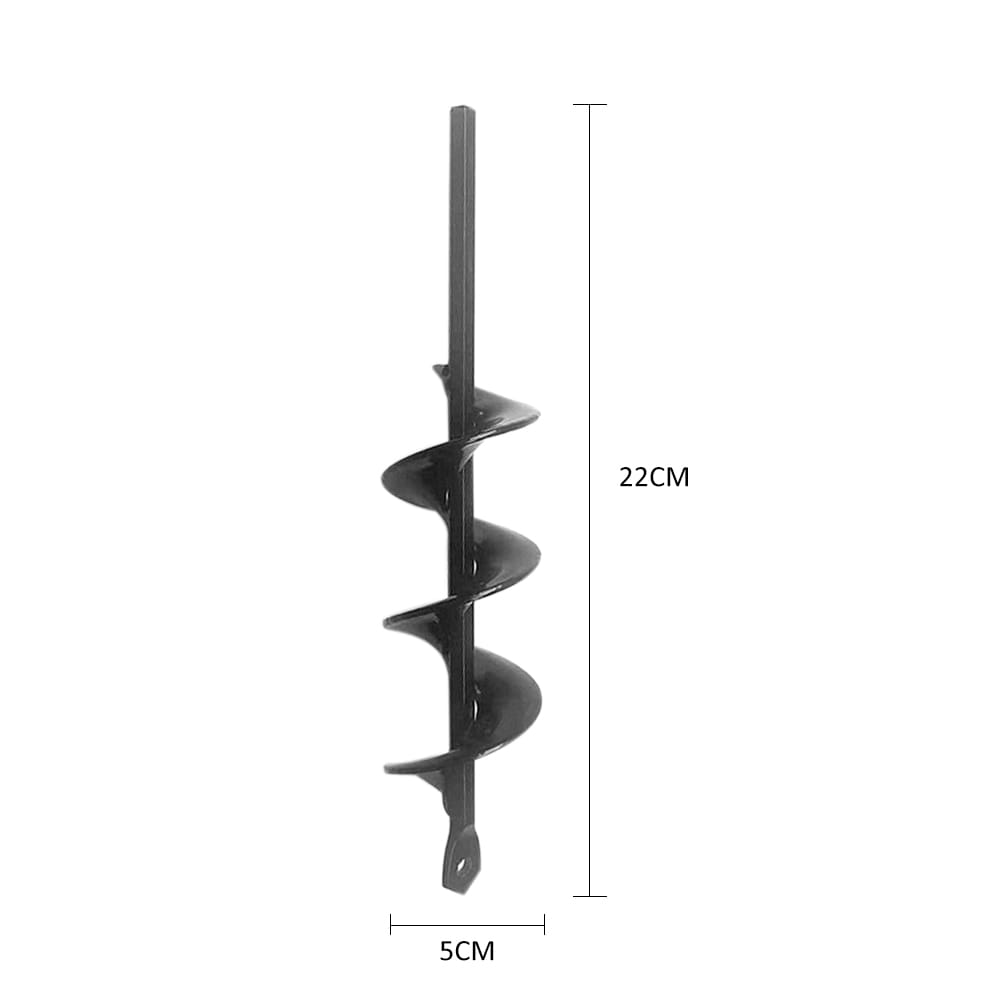 Earth Auger Spiral Drill Bit Electric Garden Planting - 5 & 22cm