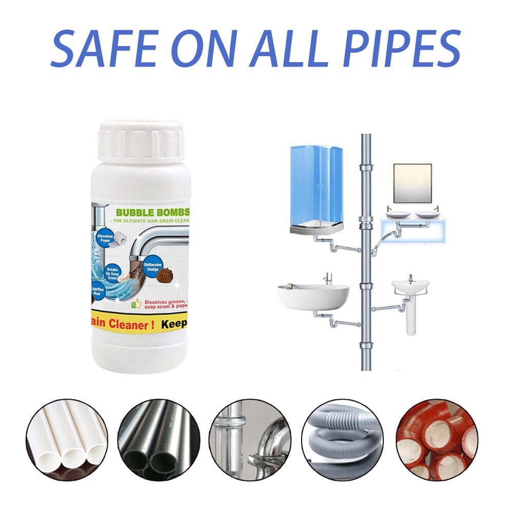 Powerful Pipe Dredging Agent Bathroom Sink Drain Cleaner for