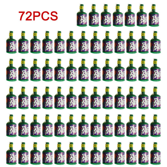 Party Poppers Confetti Cannons 72 Pack for Christmas