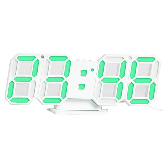 3D LED Digital Clock Electronic Table Clock Alarm Clock Wall