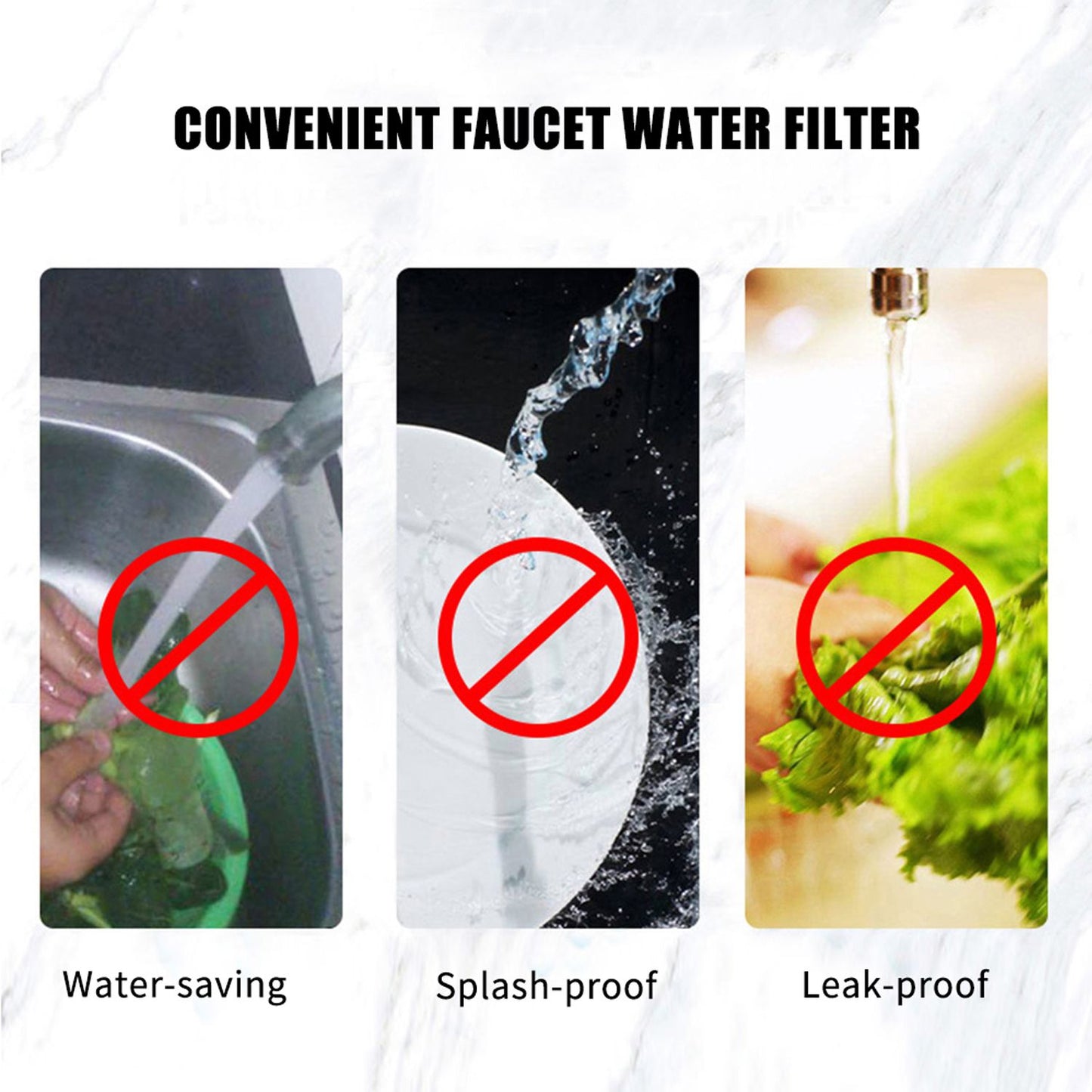 Faucet Water Filter Purifier Magnetic Kitchen Tap Filtration