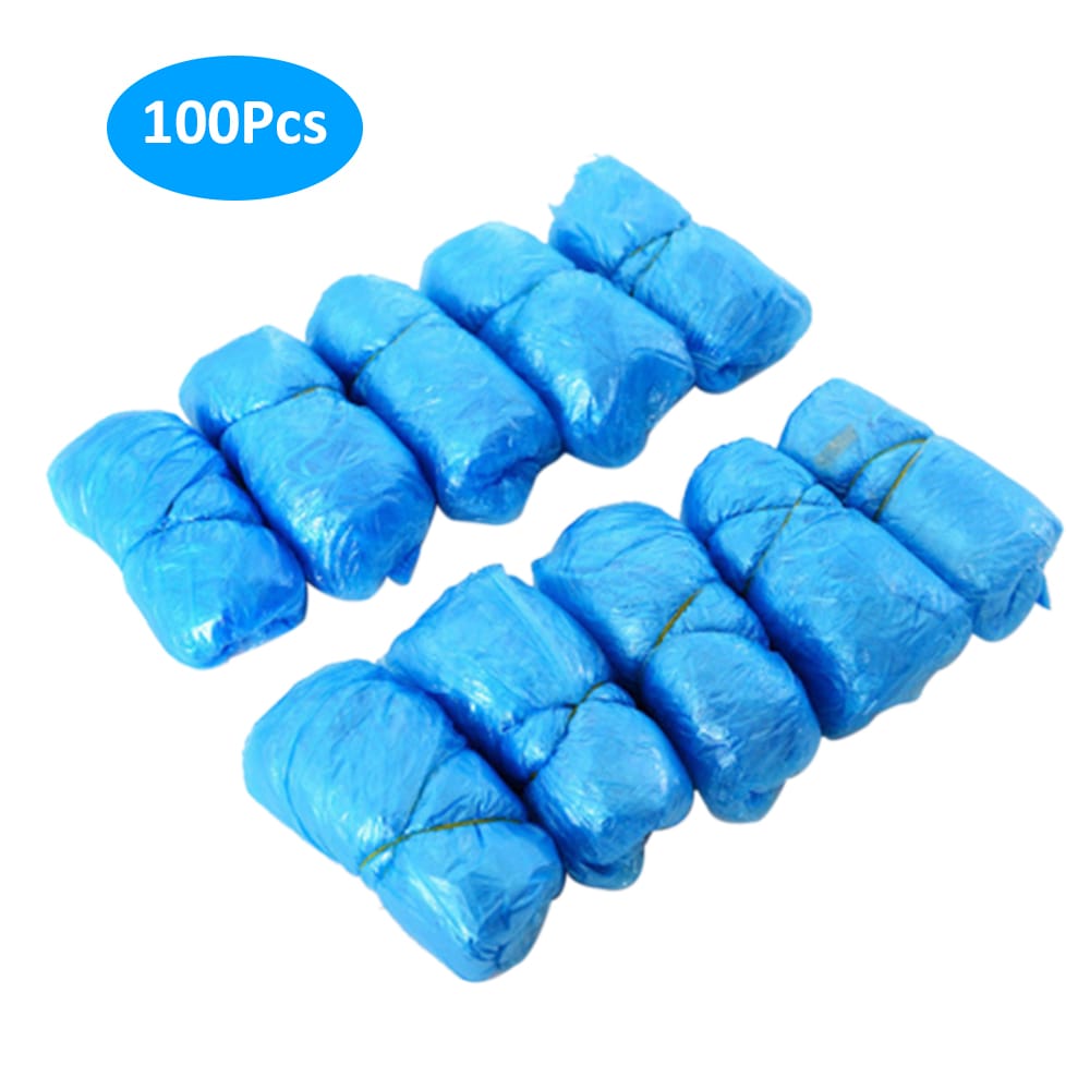 100Pcs/50 Pairs Disposable Shoe Cover Practical Blue