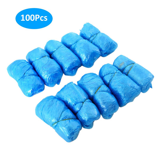 100Pcs/50 Pairs Disposable Shoe Cover Practical Blue