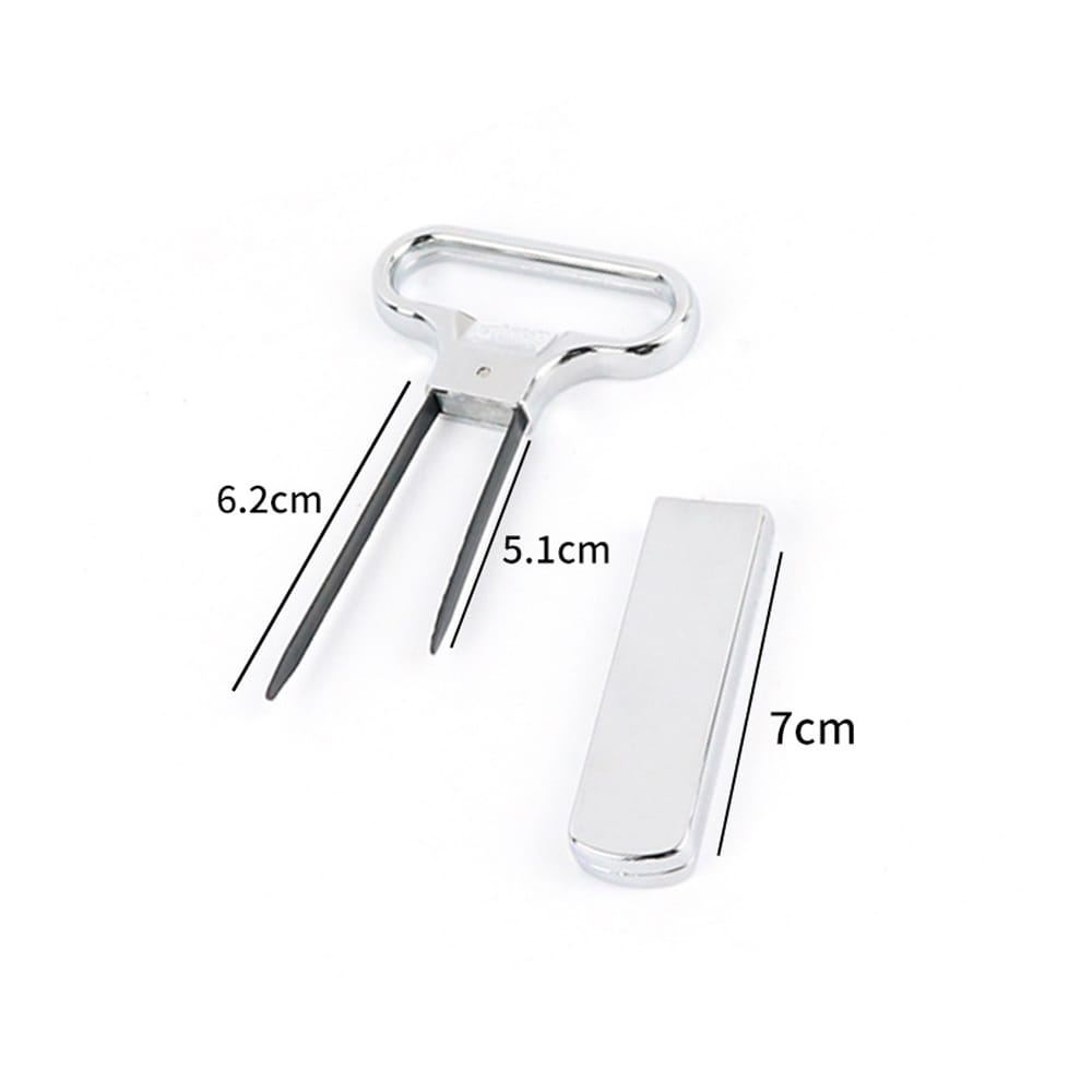 Two-Prong Cork Puller with Cover Wine Opener Cork Bottle