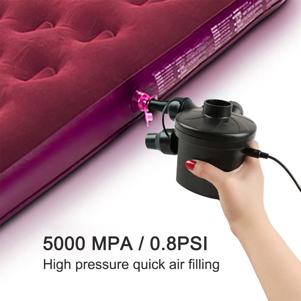 Inflatable Pump Electric Air Mattress Camping Pump Portable